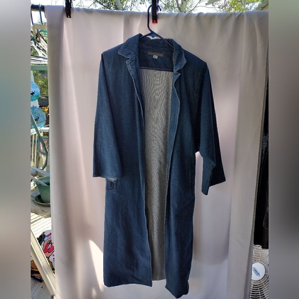 Vintage Seattle Gear denim duster